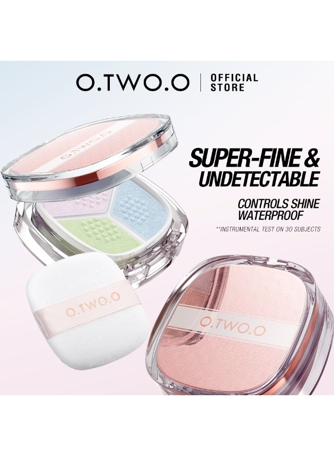 OTWOO O.TWO.O Haute Soft Focus Correct Powder – Oil Control & Blurring Finish (#3, PINK ROSE) - Image 4