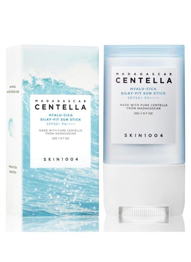 skin1004 Madagascar Centella Hyalu-Cica Silky-Fit Sun Stick SPF50+ PA++++ 20g + Hyalu-CICA Cloudy Mist 4.05 fl.oz, 120ml  - Image 2