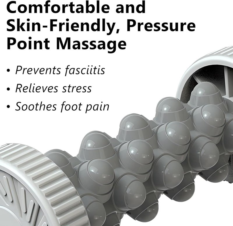 Jaasuee Manual Foot Roller Massager for Plantar Fasciitis Deep Tissue Massage for Circulation and Pain Relief Reflexology Tool for Arch and Heel Recovery - Image 3
