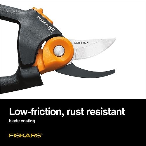 Fiskars Pruning Shears, Bypass Pruner that Cuts Through Stems up to 3/4-Inch, PowerGear Technology For More Power on Every Cut - Image 4