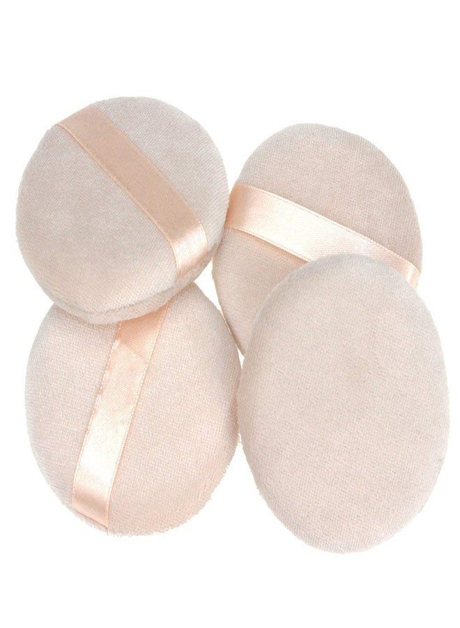 Onwon 4 Pieces Powser Puff Foundation Makeup Tool for Foundation Powder/Loose Powder/Face Powder/Body Powder/Powder, 2.75 Inch - Image 1