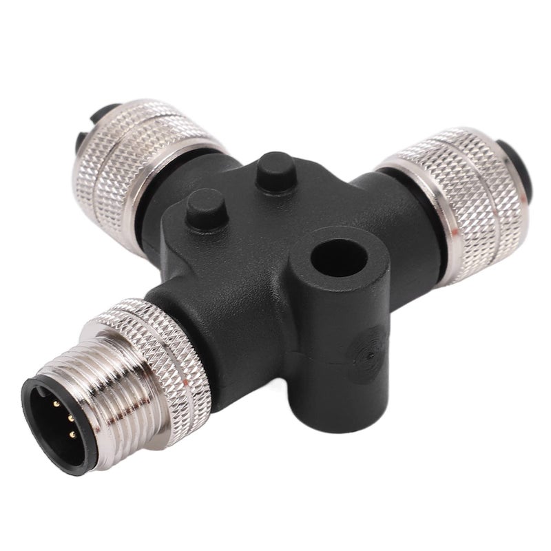 NMEA 2000 M12 5 Pin IP67 Tee Connector Multiport Network T Color Coded - Image 5