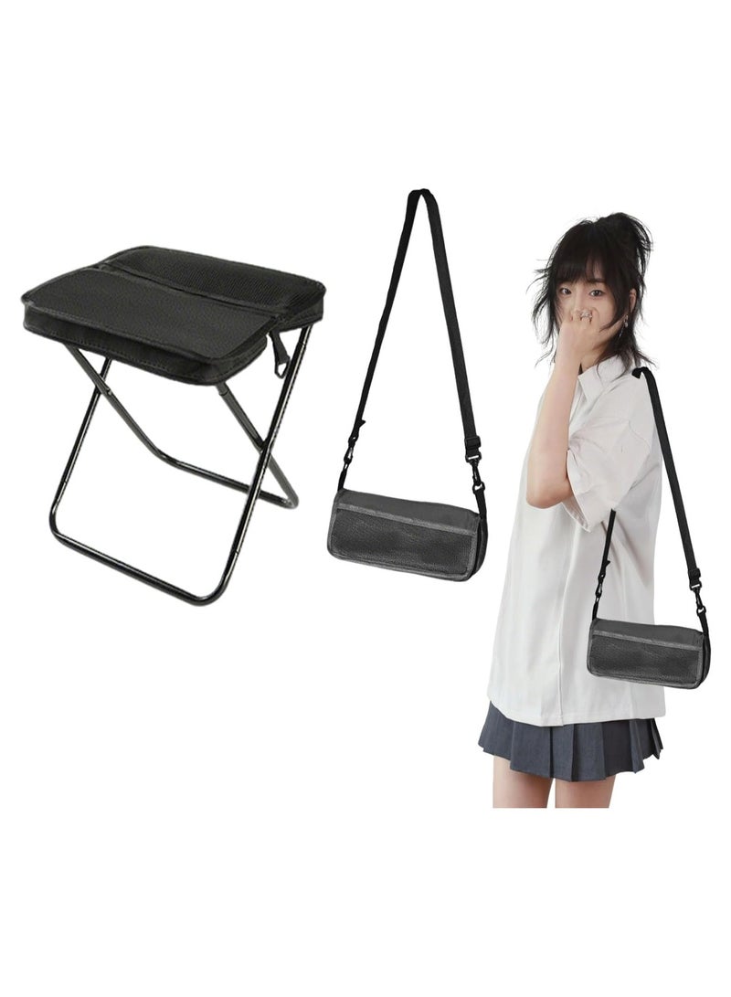 BlueFire Foldable Backpack Stool with Built-in Seat Function – Portable Hiking Chair with Adjustable Shoulder Straps for Camping, Outdoor Travel & Mountaineering | Durable Oxford Cloth & Carbon Steel Frame | Lightweight 3-in-1 Backpack Chair for Hiking, Picnic, Fishing & Parties – Up to 265 lbs Weight Capacity - Image 1