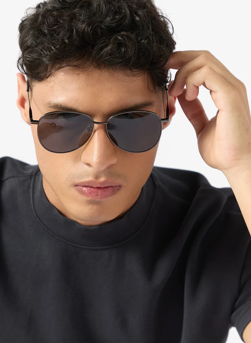Robert Wood Polarized Lens Aviator Sunglasses