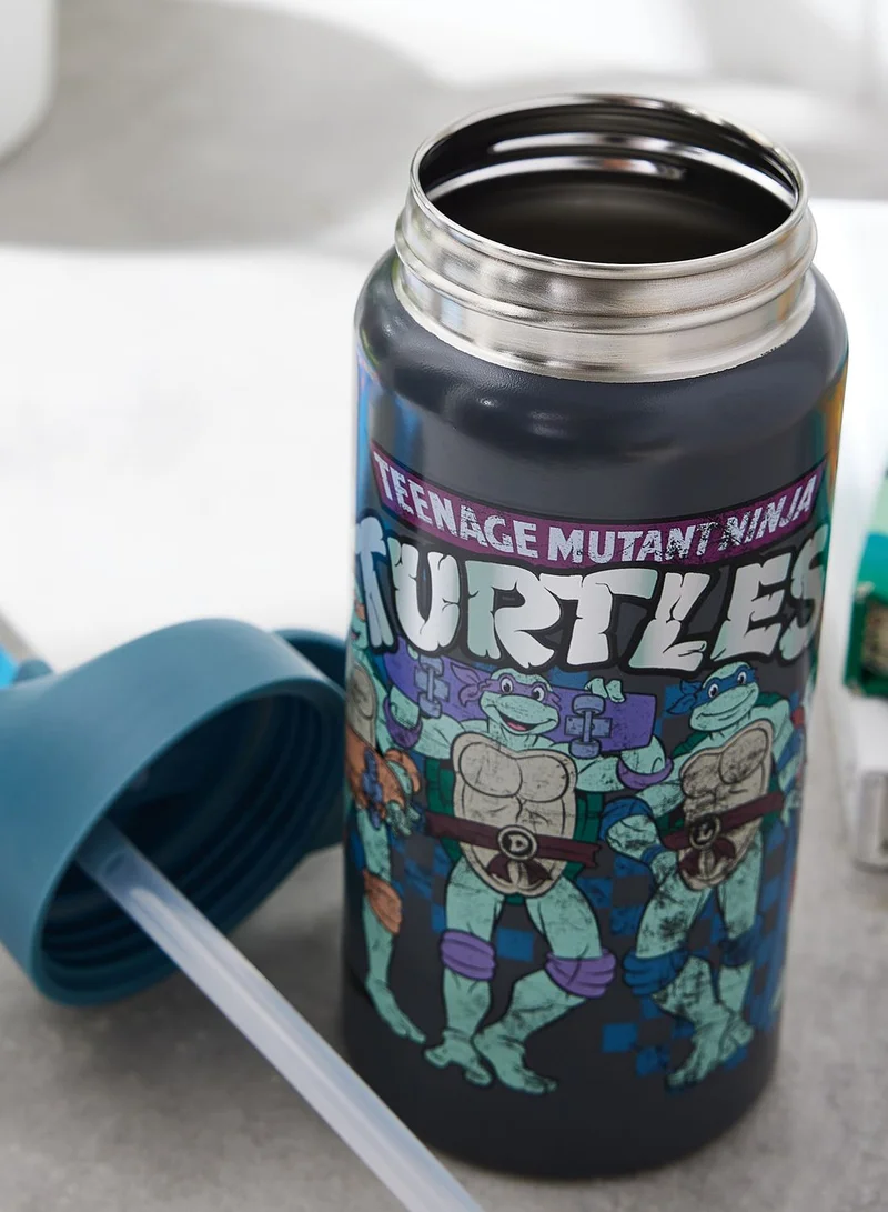 Cotton On Ninja Turtle Kids Metal Drink Bottle