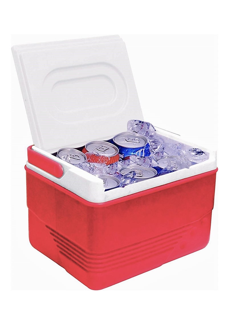PRINCEWARE 14-Litre Ice Box Thermo insulated Picnic Cool Box-Thermo Keeper Container Expanded Cooler Fishing Ice Box (Blue,Red,Orange Mixed Colour) - Image 4