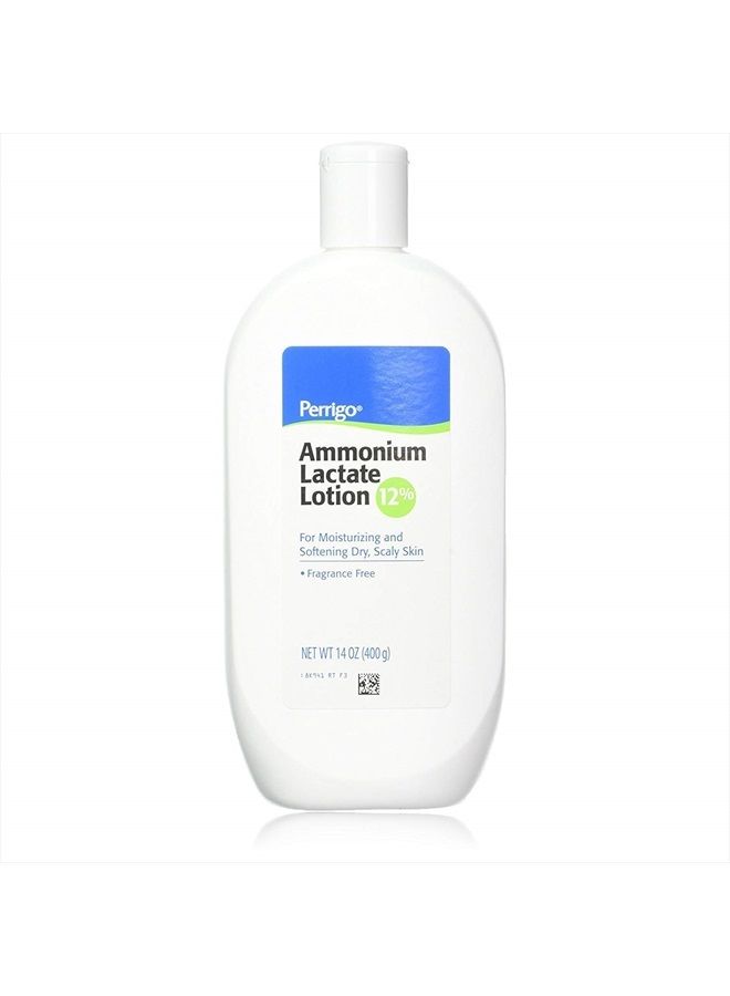لوسيون لاكتات الأمونيوم 12% مع غطاء قابل للفتح - (400 جرام/14 أونصة) - زجاجة واحدة