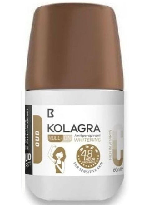 Kolagra whitening Roll on  promopack Oud 60ML