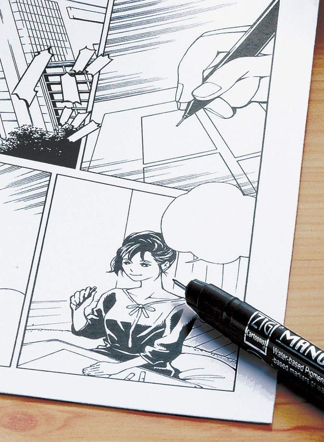 ZIG Cartoonist Mangaka Assortment Set 8/Pkg - Image 5