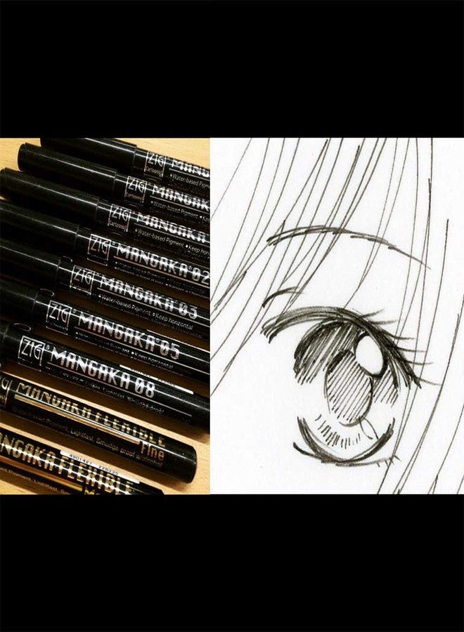 ZIG Cartoonist Mangaka Assortment Set 8/Pkg - Image 3