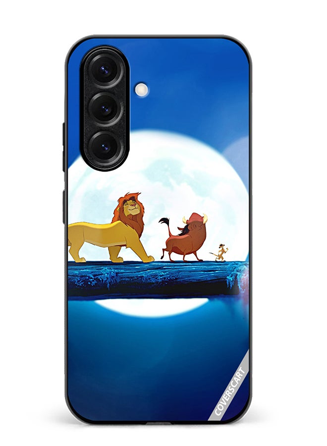 VR CREATIVE Protective Case Cover For Samsung Galaxy S25 Lion King Design Multicolour