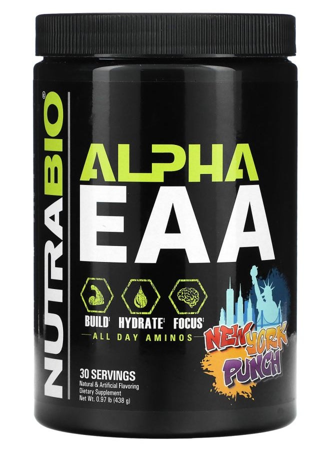 NutraBio Alpha EAA New York Punch 0.97 lb (438 g) 