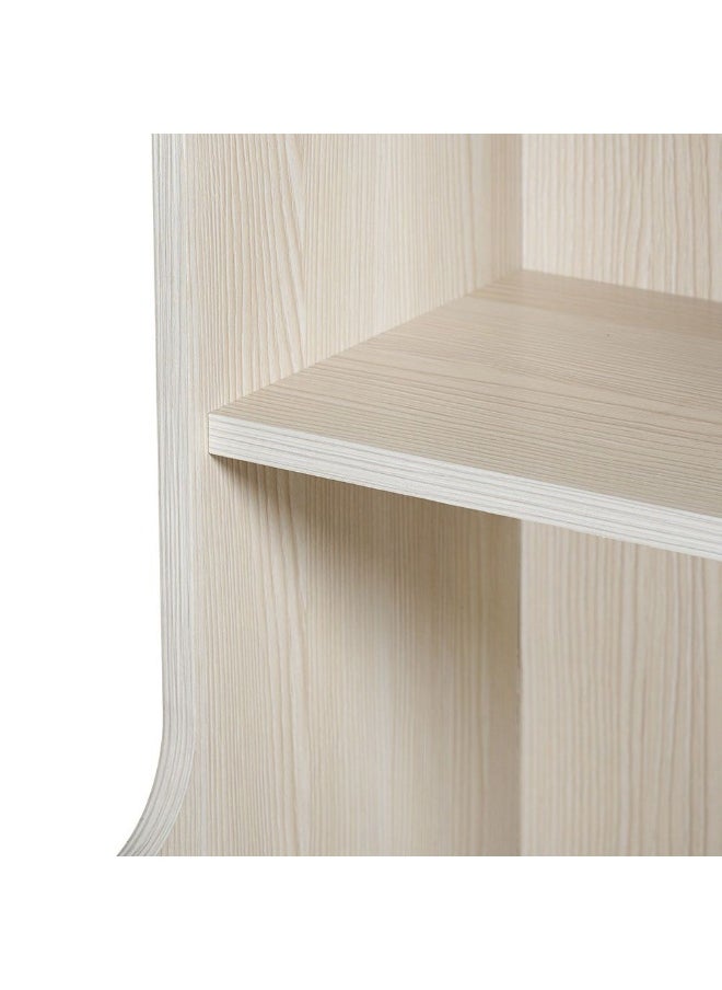 Ariana 1 Door Open Shelf Kids Book Case Modern Design Organiser Cupboard Multifunctional Display Rack Book Case For Home L48Xw40Xh183Cm -Light Oak