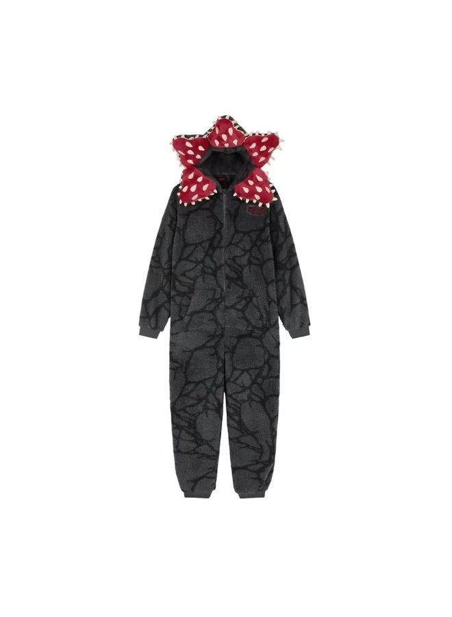 عام **بيجامة هودي من Stranger Things - متعددة المقاسات، ناعمة، مريحة للنوم للمعجبين** - Image 1