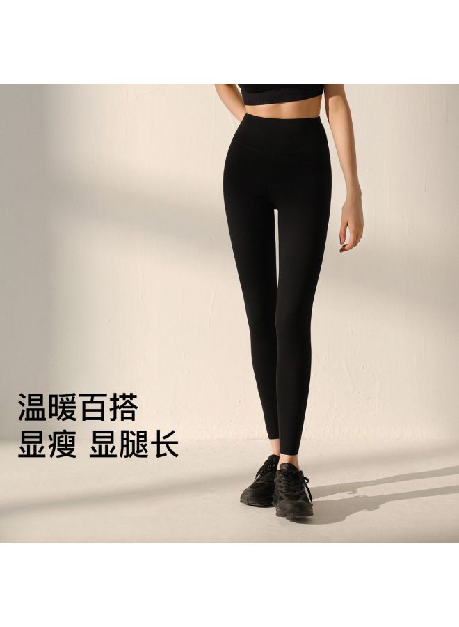 ubras Fleece-Lined High-Waist Slimming Leggings For Layering Or Outer Wear In Autumn - Image 3