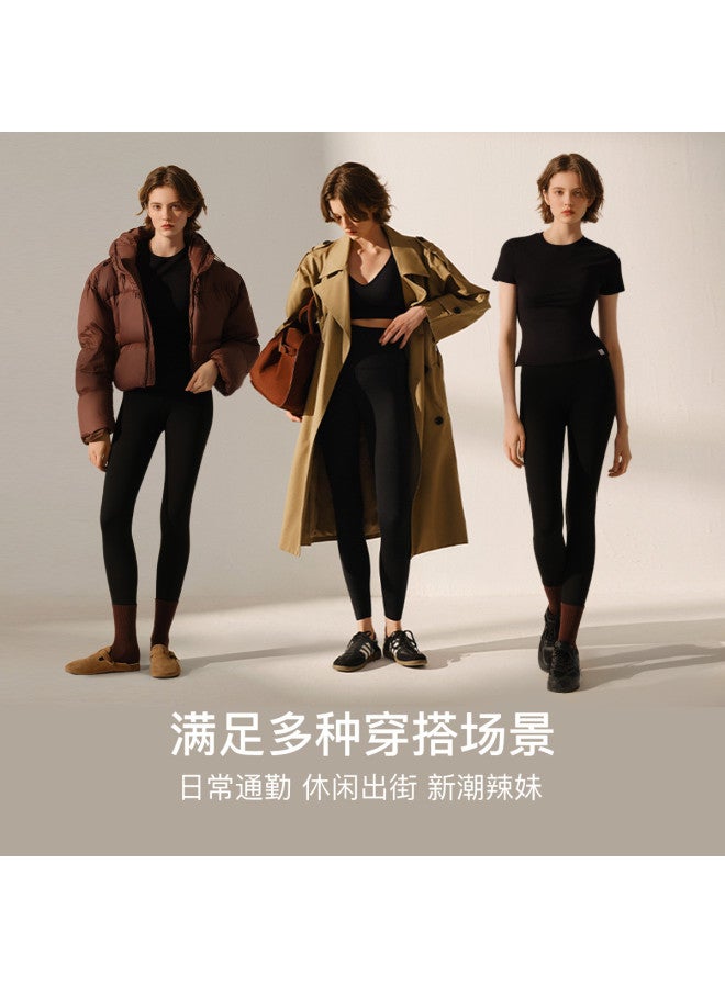 ubras Fleece-Lined High-Waist Slimming Leggings For Layering Or Outer Wear In Autumn - Image 5