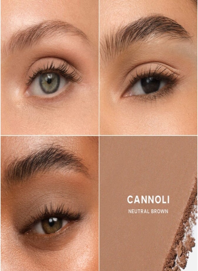 Saie SuperSuede™ Baked Eyeshadow 1g – Cannoli (Neutral Brown Matte) 16-Hour Wear Long-Lasting Baked Powder Eyeshadow - Image 2