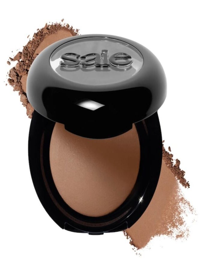 Saie SuperSuede™ Baked Eyeshadow 1g – Cannoli (Neutral Brown Matte) 16-Hour Wear Long-Lasting Baked Powder Eyeshadow - Image 1