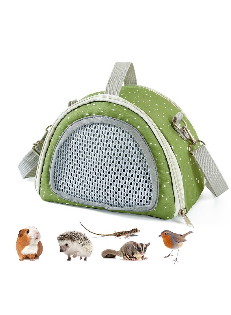 Generic Multi-Pet Carrier Crossbody Bag - Suitable for Hamsters, Squirrels, Hedgehogs, Sugar Gliders, Chinchillas, Lizards, and More - All-Season Outdoor Travel Bag  - Image 1
