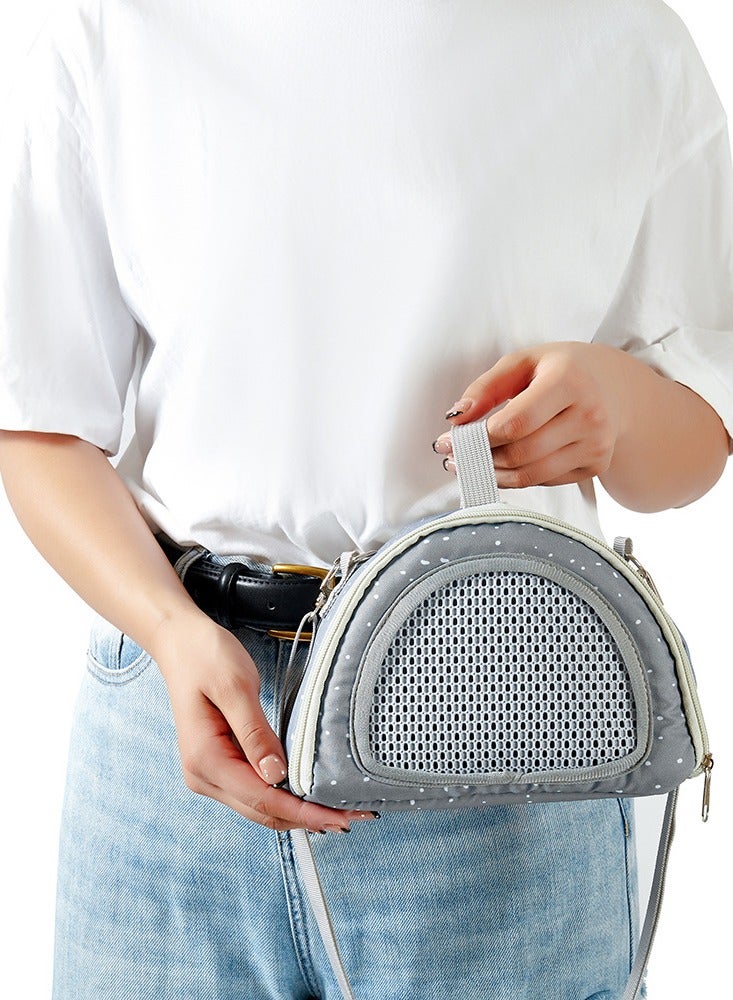 Generic Multi-Pet Carrier Crossbody Bag - Suitable for Hamsters, Squirrels, Hedgehogs, Sugar Gliders, Chinchillas, Lizards, and More - All-Season Outdoor Travel Bag  - Image 4