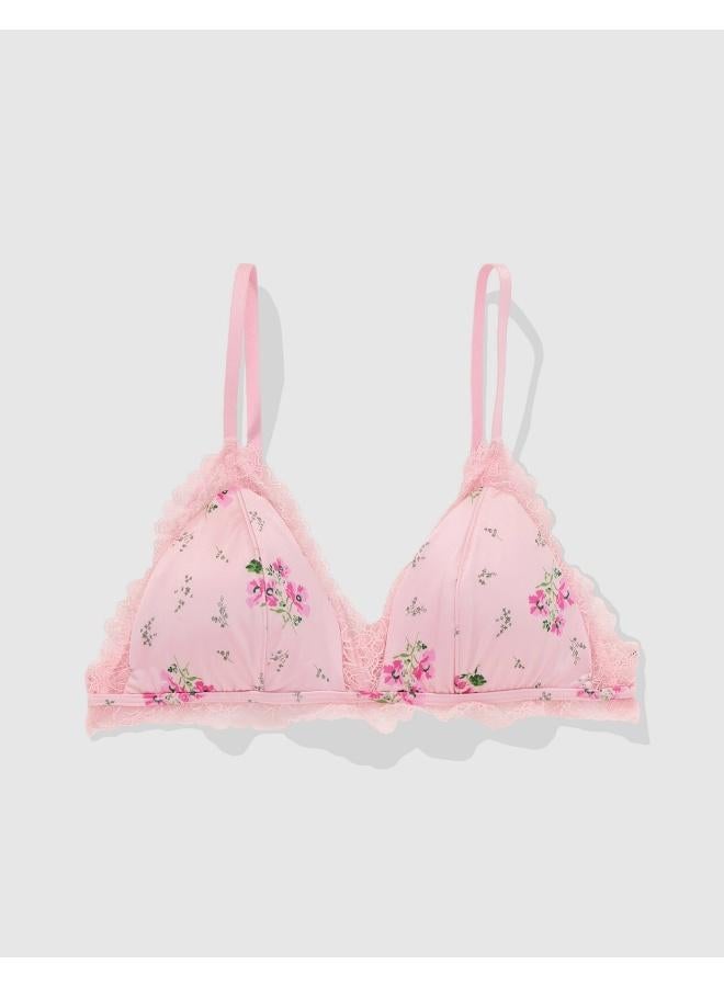 Aerie Show Off Shine Lace Padded Triangle Bralette - Image 3