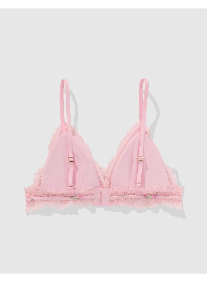Aerie Show Off Shine Lace Padded Triangle Bralette - Image 2