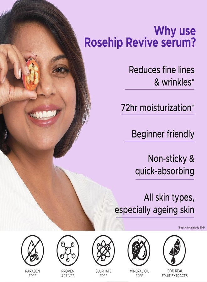 PureSense 0.3% Retinol Rosehip Face Serum for Anti Aging & Younger Looking Skin for Men and Women 10ml - Image 4