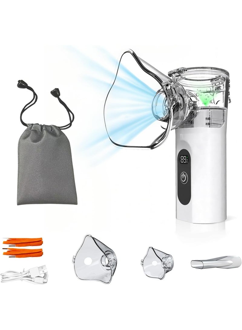 ATRJSZ Portable Mini Vaporizers, Handheld Travel Steam Compressor Machine Humidifier Cool Mist Inhaler for Adults & Kids, 800 mAh large capacity - Image 1