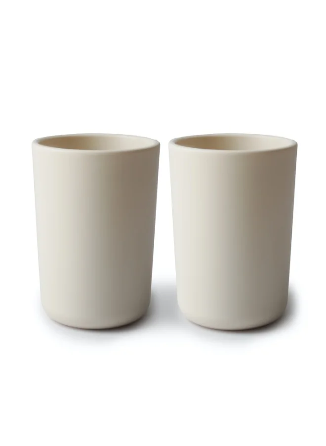 mushie Pack Of 2 Dinnerware Cup - Ivory