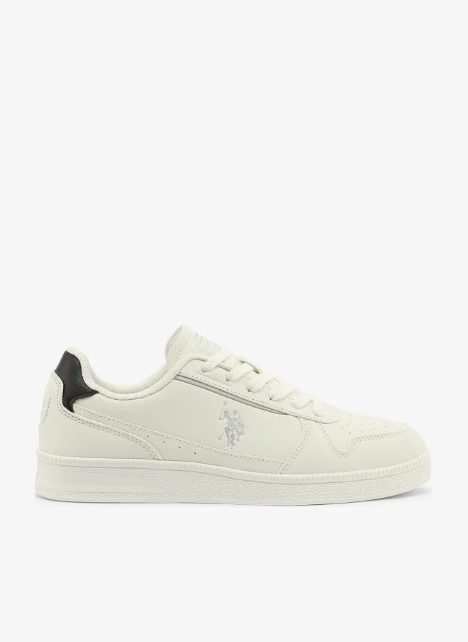 Women's White and White Sneakers - Bold Rugged Style with Durable Sole for Outdoor Wear