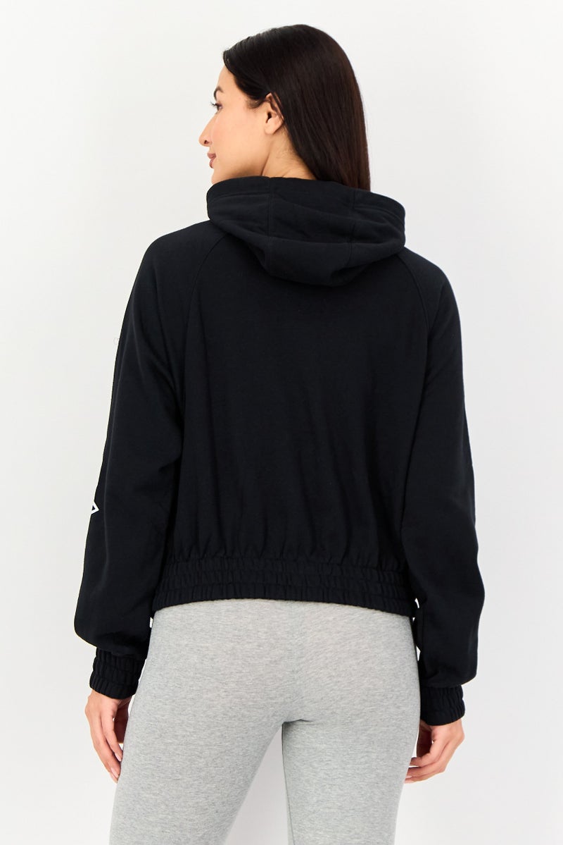 Nike Women Loose Fit Long Sleeves Outdoor Hoodie, Black - Image 3