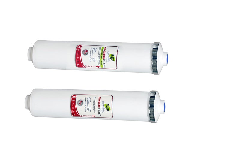 Hi-Tech RO Water Purifier Filter Set (Pre- Carbon Filter and Sediment Filter) - Image 3