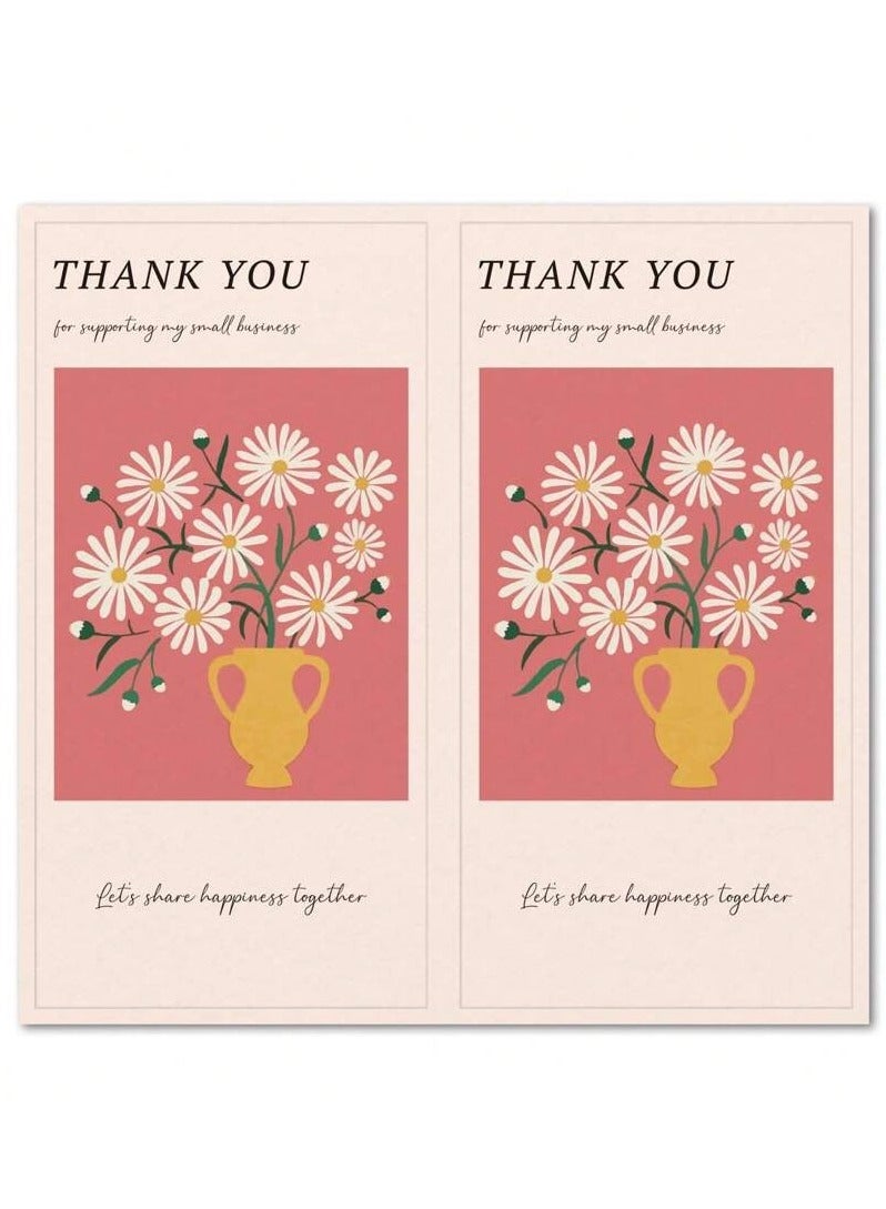 Generic 25-Pieces Thank You For Supporting My Small Business Stickers, Suitable For Productive Families - Image 1