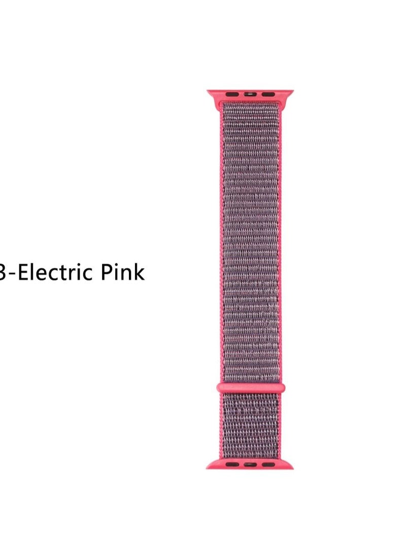 Nylon Sport Band for Apple Watch 41mm 40mm 38mm, Soft Replacement Strap for iWatch Series 7/6/ SE/ 5/4/3/2/65 - Image 2
