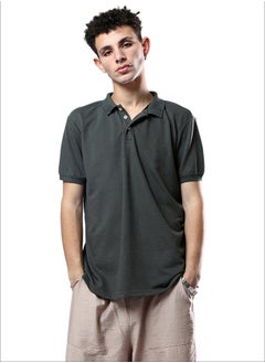 Dark Olive Solid Comfy Polo Shirt