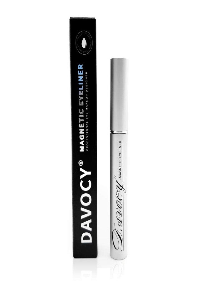 Davocy Magnetic Eyeliner for Magnetic Eyelashes, Strong Hold, Latex-Free, Waterproof Magnetic Eyeliner for Sensitive Eyes, No Glue Needed, Surper Large Capacity, 6ML 0.18OZ - Image 2