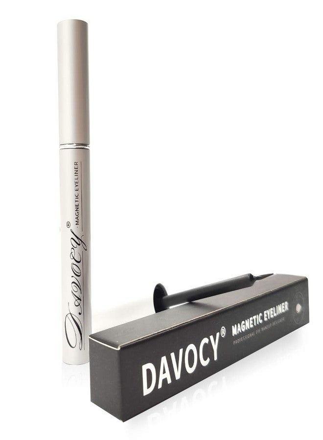 Davocy Magnetic Eyeliner for Magnetic Eyelashes, Strong Hold, Latex-Free, Waterproof Magnetic Eyeliner for Sensitive Eyes, No Glue Needed, Surper Large Capacity, 6ML 0.18OZ - Image 3
