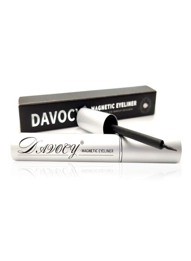 Davocy Magnetic Eyeliner for Magnetic Eyelashes, Strong Hold, Latex-Free, Waterproof Magnetic Eyeliner for Sensitive Eyes, No Glue Needed, Surper Large Capacity, 6ML 0.18OZ - Image 1
