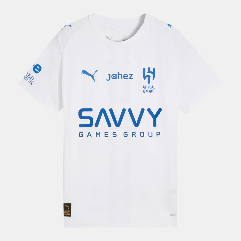 PUMA Kids' Al Hilal 25/26 Away Replica Football Jersey