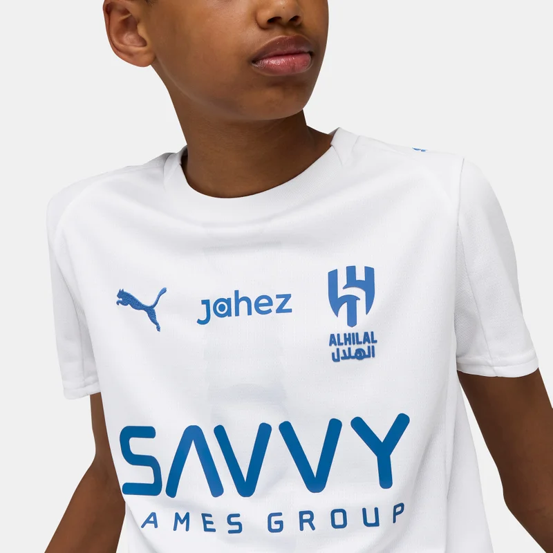 PUMA Kids' Al Hilal 25/26 Away Replica Football Jersey