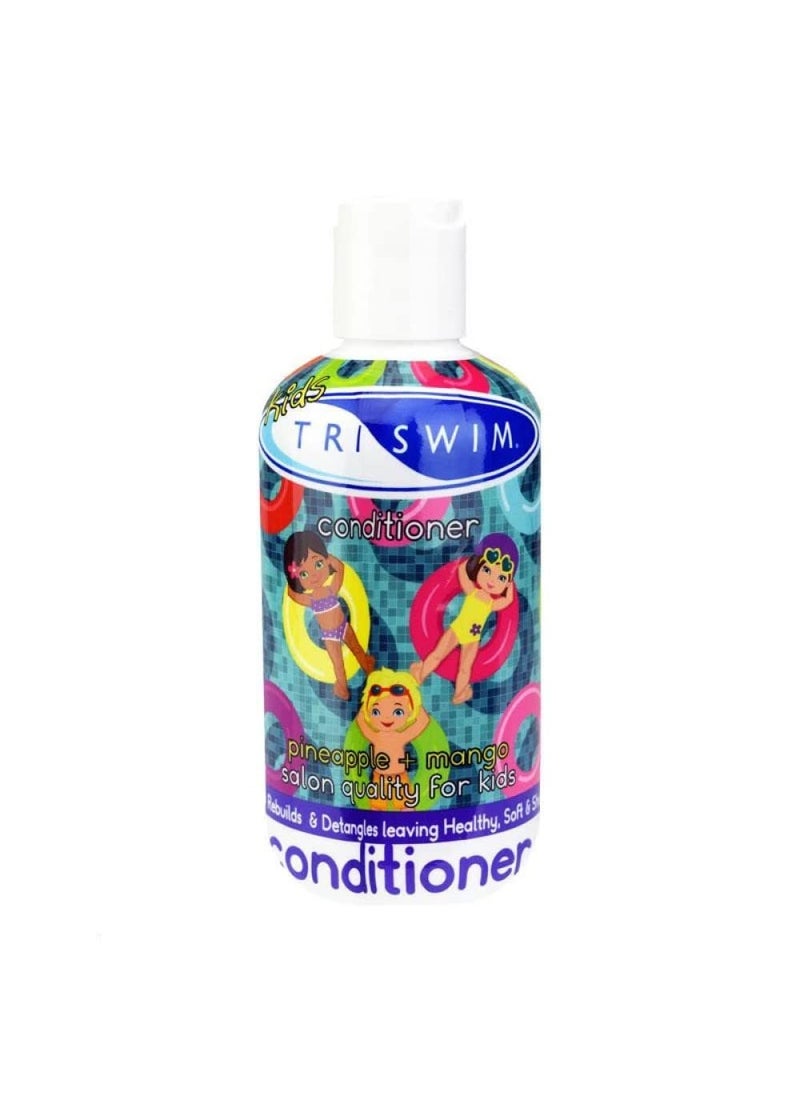 Triswim TRISWIM Kids Scented Conditioner After- Swimmer Hair Care, Chlorine Removal, Detangles, Dandruff and Dry Scalp Relief 