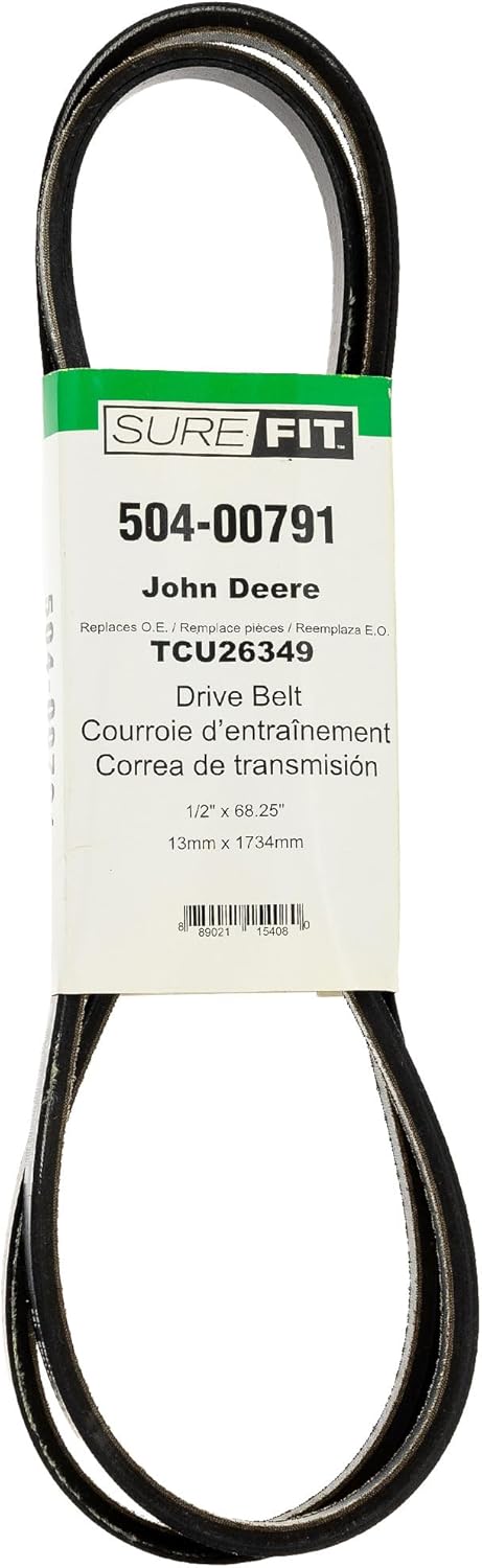 Surefit SureFit Drive Belt Replacement for John Deere TCU26349 Z710A Z720A Z910A Z920A Ztrak - Image 1