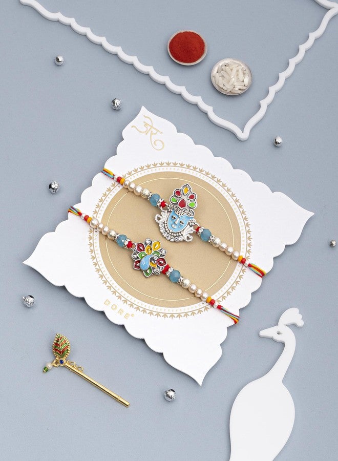DORE® Pack of 2 Rakhi Madhur Milan Rakhi Set - Image 2