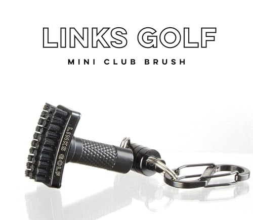 Links Golf – Mini Golf Club Brush, Portable Golf Club Cleaner with Quick-Release Magnet & S-Carabiner Clip, Heavy Duty Nylon Bristles for Golf Bag, Cart and Pants - Image 2
