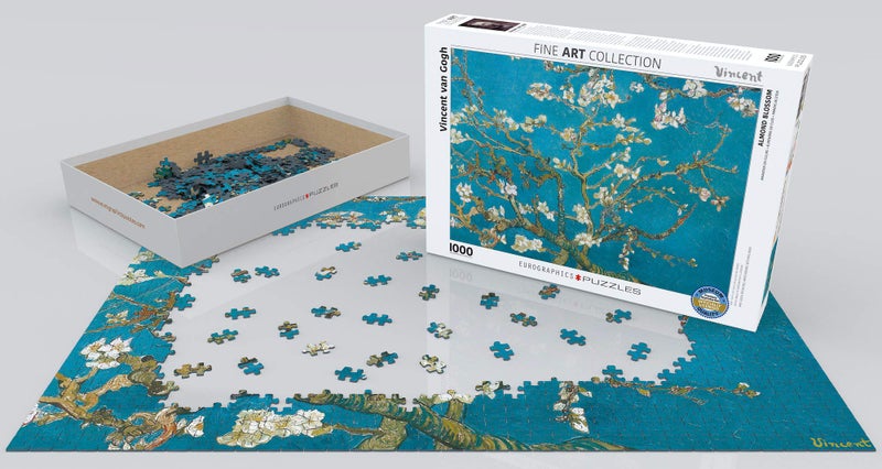 Eurographics Almond Branches by Vincent Van Gogh 1000-Piece Puzzle - Image 3