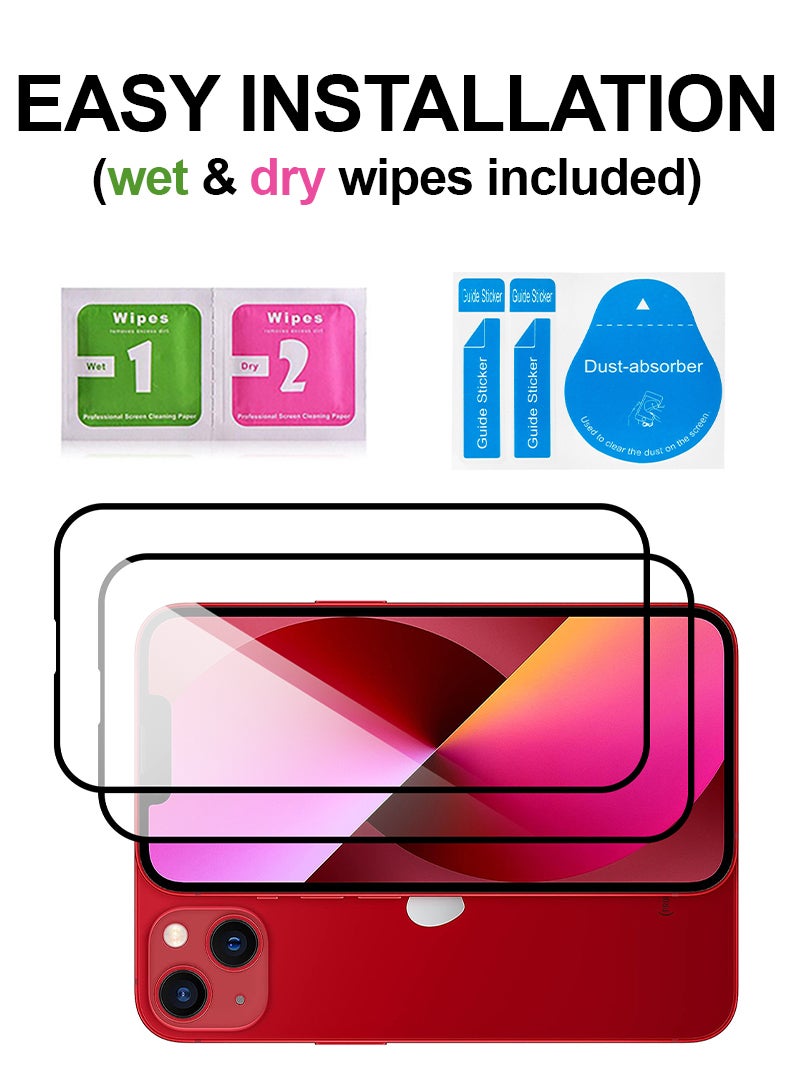 Theodor Pack of 2 Tempered Glass Screen Protector With 9H hardness For APPLE IPHONE 13 MINI 5.4 - Image 3