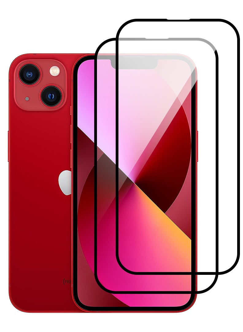 Theodor Pack of 2 Tempered Glass Screen Protector With 9H hardness For APPLE IPHONE 13 MINI 5.4 - Image 1