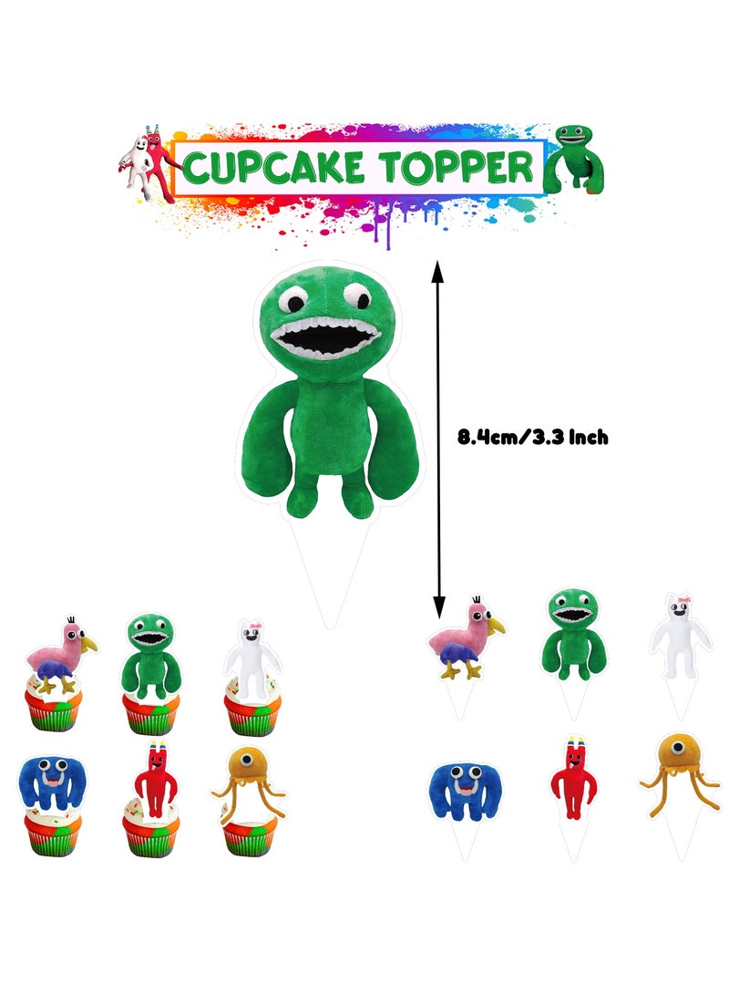 general Banban Garden Theme Birthday Party Decoration Garten of banban Flag Cake Card Balloon Spiral - Image 5