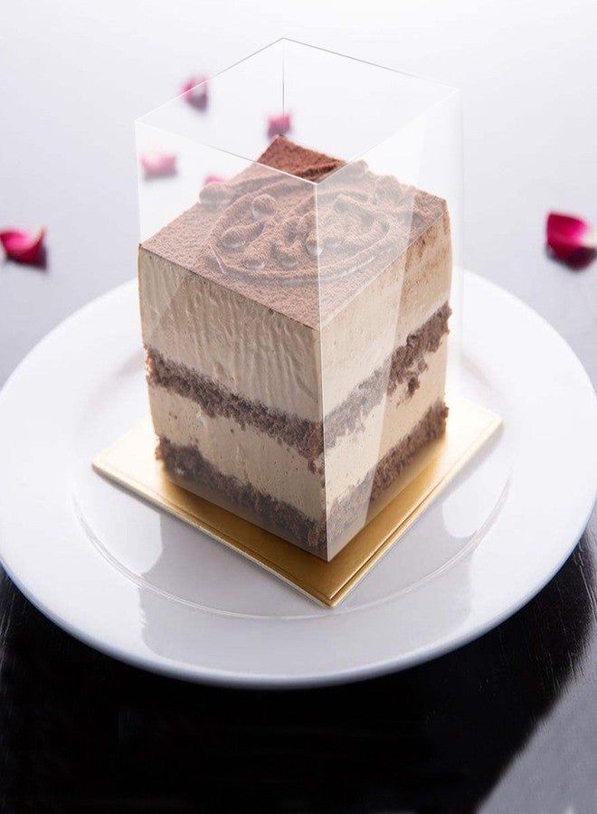 Picowe Cake Collars 4 x 394inch, Acetate Rolls, Clear Cake Strips, Transparent Cake Rolls, Mousse Cake Acetate Sheets for Chocolate Mousse Baking, Cake Decorating - Image 3