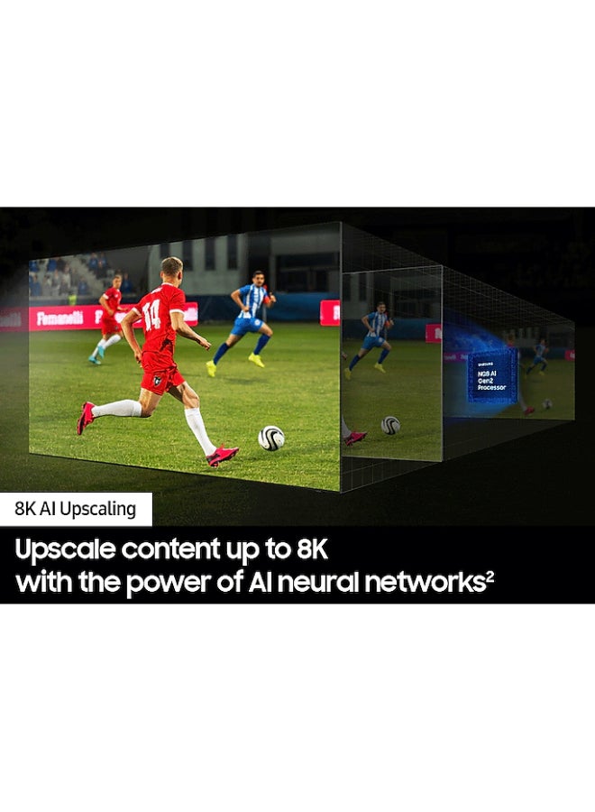 سامسونج تلفزيون ذكي، Neo QLED 8K، QN800D، 65 بوصة، 2024، الإصدار الدولي من معالج NQ8 AI Gen2، ترقية 8K AI، تقنية Quantum Matrix Pro، نظام التشغيل Tizen - Image 5